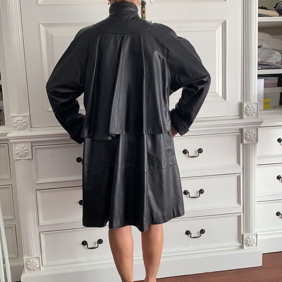 Arrow Vintage Leather Coat - Picture 2 of 7